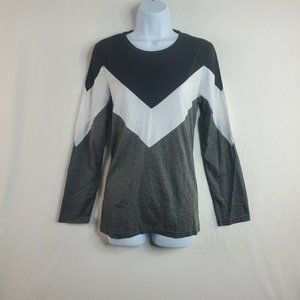 Nice Day Women's Long Sleeve Pullover Brown Casual Top Basic T-Shirt Size Medium